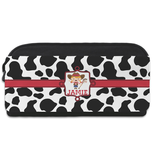 Custom Cowprint Cowgirl Shoe Bag (Personalized)