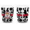 Cowprint Cowgirl Shot Glass - White - APPROVAL