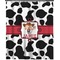 Cowprint Cowgirl Extra Long Shower Curtain - 70"x84" (Personalized)