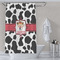 Cowprint Cowgirl Shower Curtain Lifestyle
