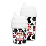 Cowprint Cowgirl Sippy Cup (Personalized)