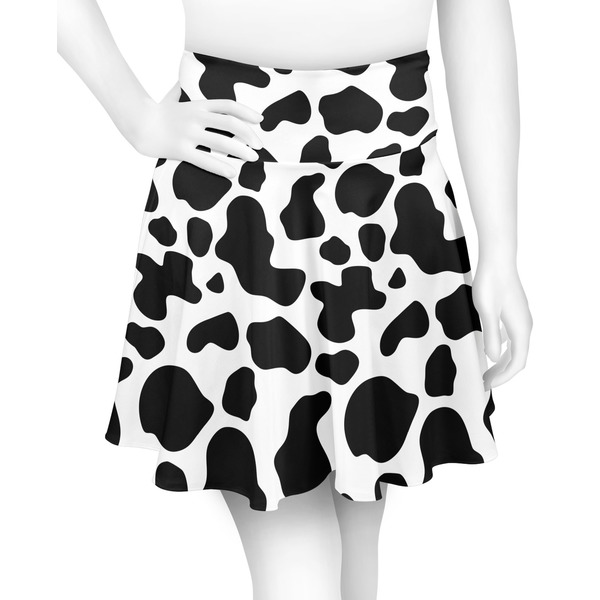 Custom Cowprint Cowgirl Skater Skirt - Large