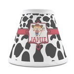 Cowprint Cowgirl Chandelier Lamp Shade (Personalized)