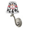 Cowprint Cowgirl Small Chandelier Lamp - LIFESTYLE (on wall lamp)