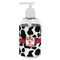 Cowprint Cowgirl Plastic Soap / Lotion Dispenser (8 oz - Small - White) (Personalized)