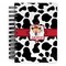 Cowprint Cowgirl Spiral Journal Small - Front View