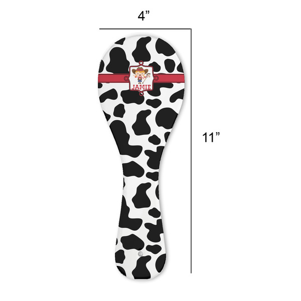 Cowprint Cowgirl Spoon Rest Trivet - APPROVAL