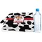 Cowprint Cowgirl Sports Towel Folded with Water Bottle