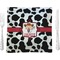 Cowprint Cowgirl Square Dinner Plate