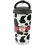 Cowprint Cowgirl Stainless Steel Coffee Tumbler (Personalized)
