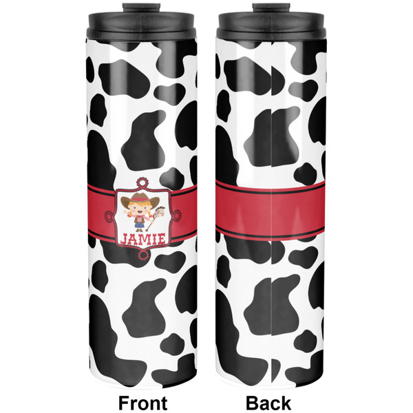 Cowprint Cowgirl Stainless Steel Tumbler 20 Oz - Approval