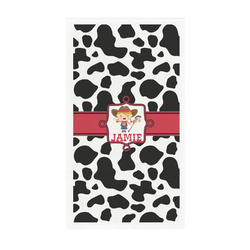 Cowprint Cowgirl Guest Towels - Full Color - Standard (Personalized)