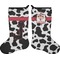 Cowprint Cowgirl Holiday Stocking - Double-Sided - Neoprene (Personalized)