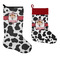 Cowprint Cowgirl Stockings - Side by Side compare