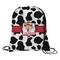 Cowprint Cowgirl Drawstring Backpack