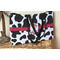 Cowprint Cowgirl Tote w/Black Handles - Lifestyle View