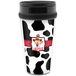Cowprint Cowgirl Acrylic Travel Mug without Handle (Personalized)