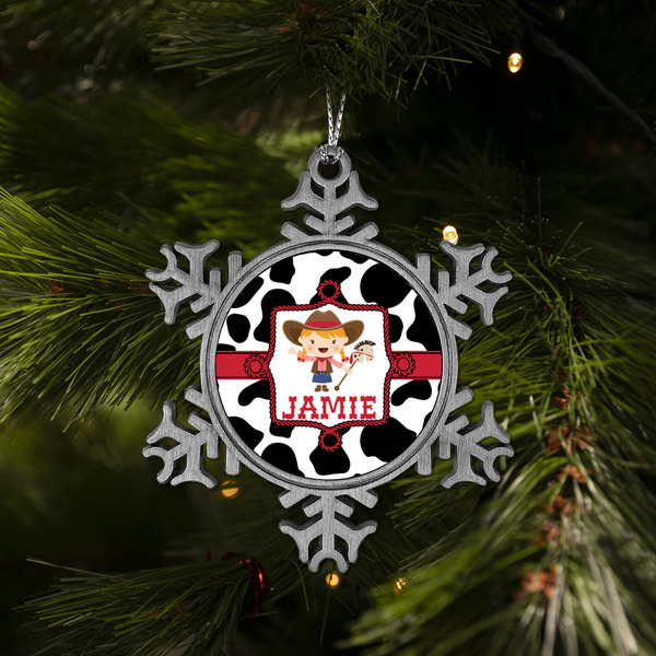 Cowprint Cowgirl Vintage Snowflake - (LIFESTYLE)