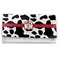 Cowprint Cowgirl Vinyl Check Book Cover - Front
