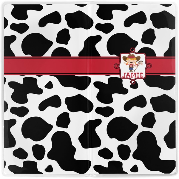 Cowprint Cowgirl Vinyl Document Wallet - Apvl