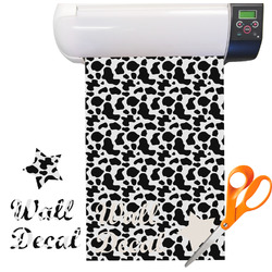 Cowprint Cowgirl Vinyl Sheet (Re-position-able)