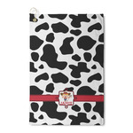 Cowprint Cowgirl Waffle Weave Golf Towel (Personalized)
