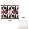 Cowprint Cowgirl Wall Hanging Tapestry - Landscape - APPROVAL