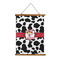 Cowprint Cowgirl Wall Hanging Tapestry - Portrait - MAIN
