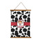 Cowprint Cowgirl Wall Hanging Tapestry (Personalized)
