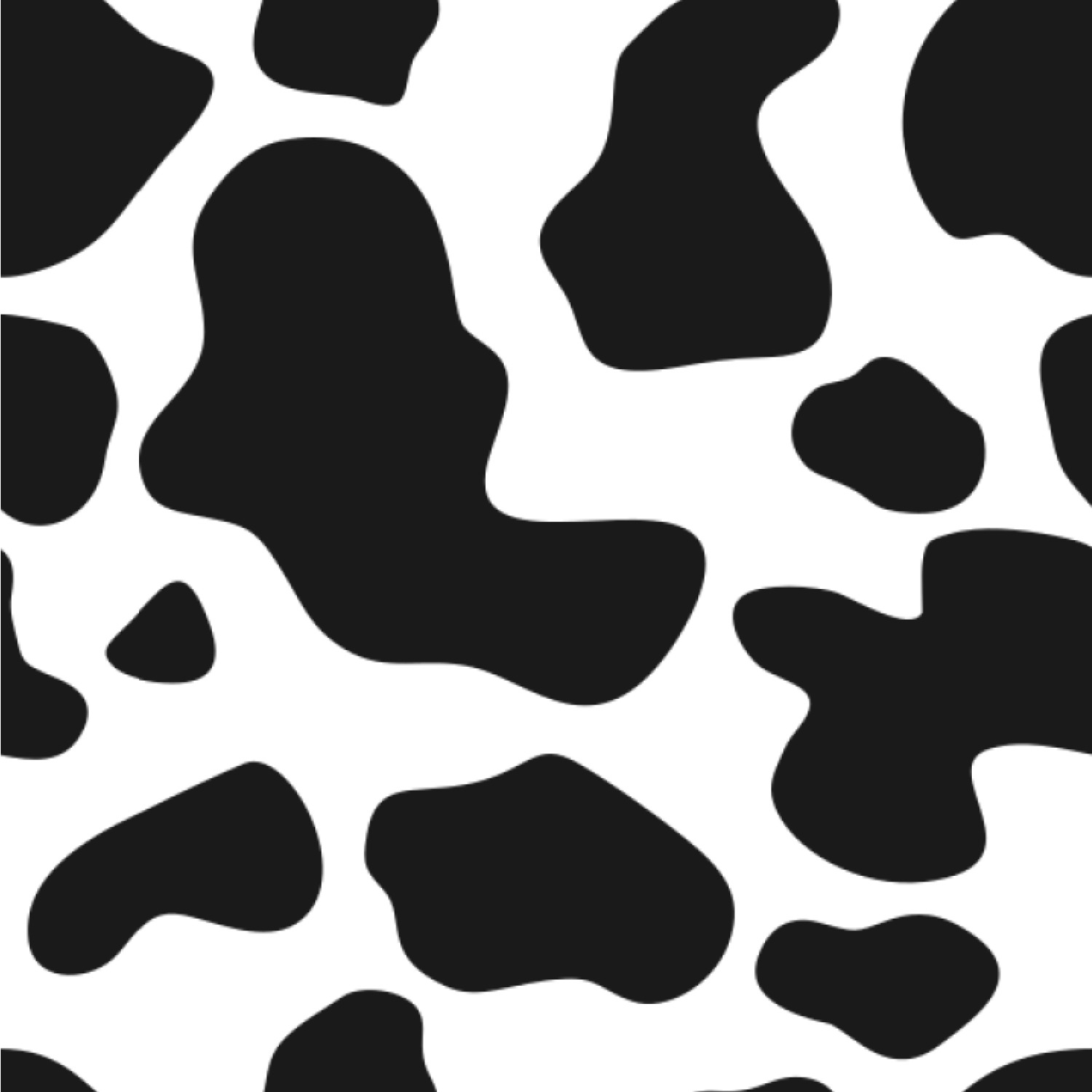 Aesthetic Cow Print / Cow skin seamless pattern vector free image by