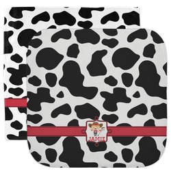 Cowprint Cowgirl Facecloth / Wash Cloth (Personalized)