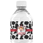 Cowprint Cowgirl Water Bottle Labels - Custom Sized (Personalized)