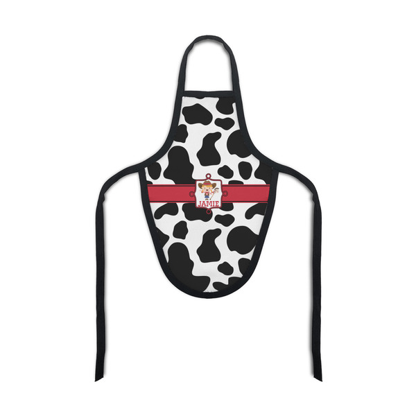 Custom Cowprint Cowgirl Bottle Apron (Personalized)
