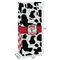 Cowprint Cowgirl Wine Gift Bag - Dimensions
