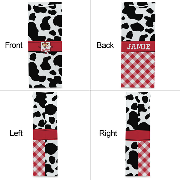 Cowprint Cowgirl Wine Gift Bag - Gloss - Approval