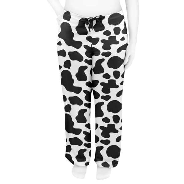 Cowprint Cowgirl Women's Pj on model - Front