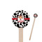 Cowprint Cowgirl Round Wooden Stir Sticks (Personalized)