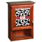 Cowprint Cowgirl Wooden Cabinet Decal (Medium)
