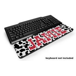 Cowprint Cowgirl Keyboard Wrist Rest (Personalized)