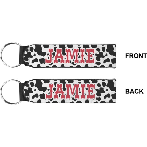 Cowprint Cowgirl Wristlet (Front + Back)