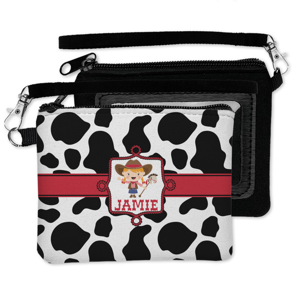 Cowprint Cowgirl Wristlet ID Cases - MAIN