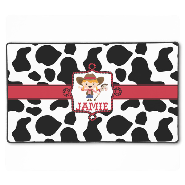 Cowprint Cowgirl XXL Gaming Mouse Pads - 24" x 14" - APPROVAL
