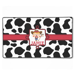 Cowprint Cowgirl XXL Gaming Mouse Pad - 24" x 14" (Personalized)