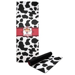 Cowprint Cowgirl Yoga Mat (Personalized)