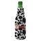 Cowprint Cowgirl Zipper Bottle Cooler - ANGLE (bottle)