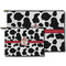 Cowprint Cowgirl Zippered Pouches - Size Comparison