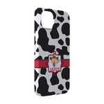 Cowprint Cowgirl iPhone Case - Plastic - iPhone 14 Pro (Personalized)