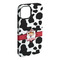 Cowprint Cowgirl iPhone 15 Plus Tough Case - Angle