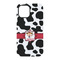 Cowprint Cowgirl iPhone 15 Tough Case - Back