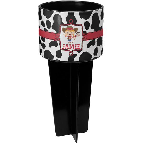 Cowprint Cowgirl spiker_black_apvl